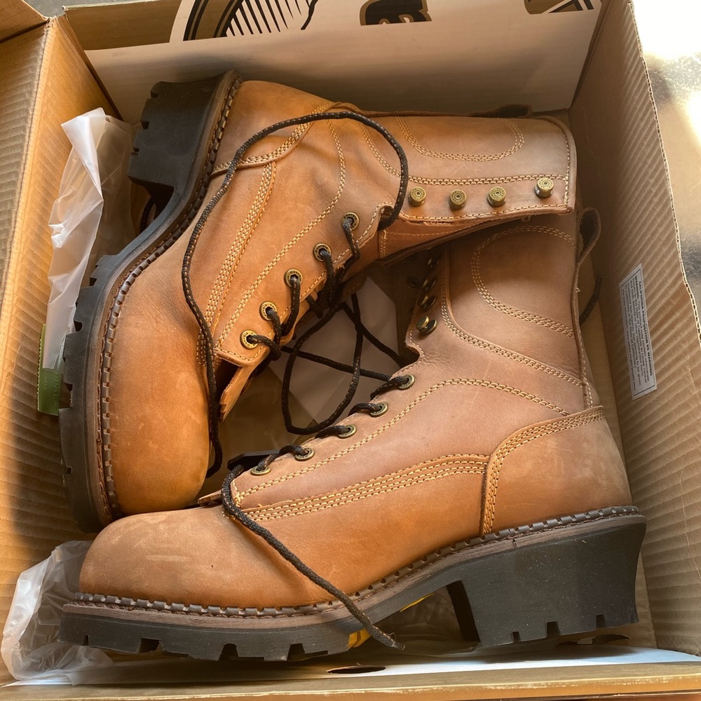 Georgia boot brown men’s steel toed work boots